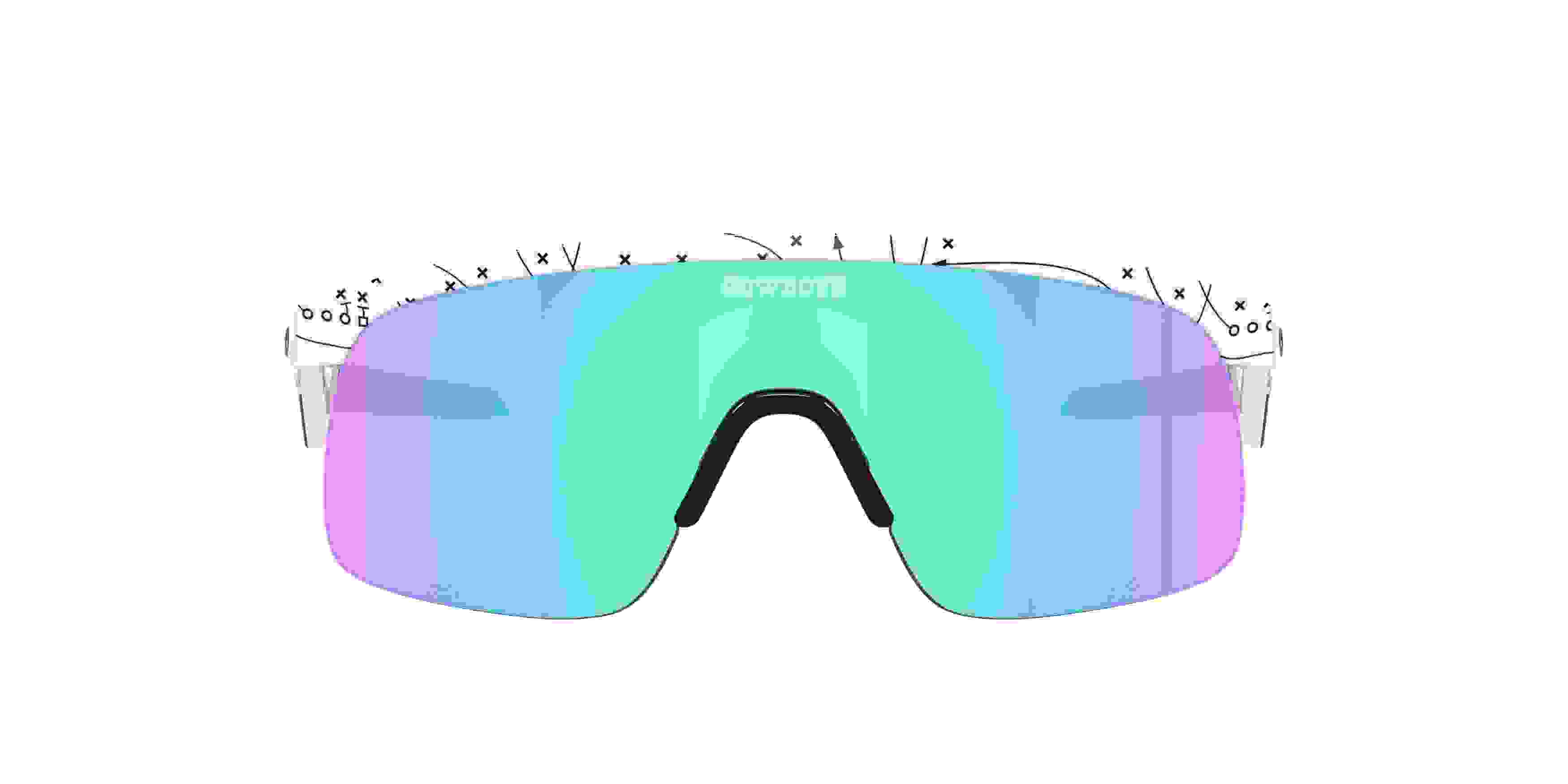 Oakley Dallas Cowboys Resistor Youth Prizm Sapphire Sunglasses – White